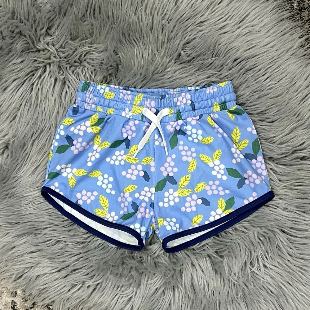 Pearl Street Swim‎ LTD Purple Grape Lined Drawstring Trunks Size 5-6Y ($56)